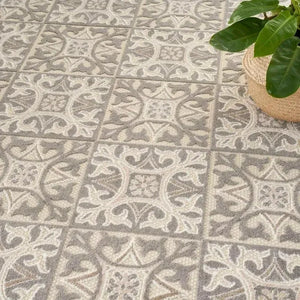 Aloha ALH34 Ivory/Grey Area Rug