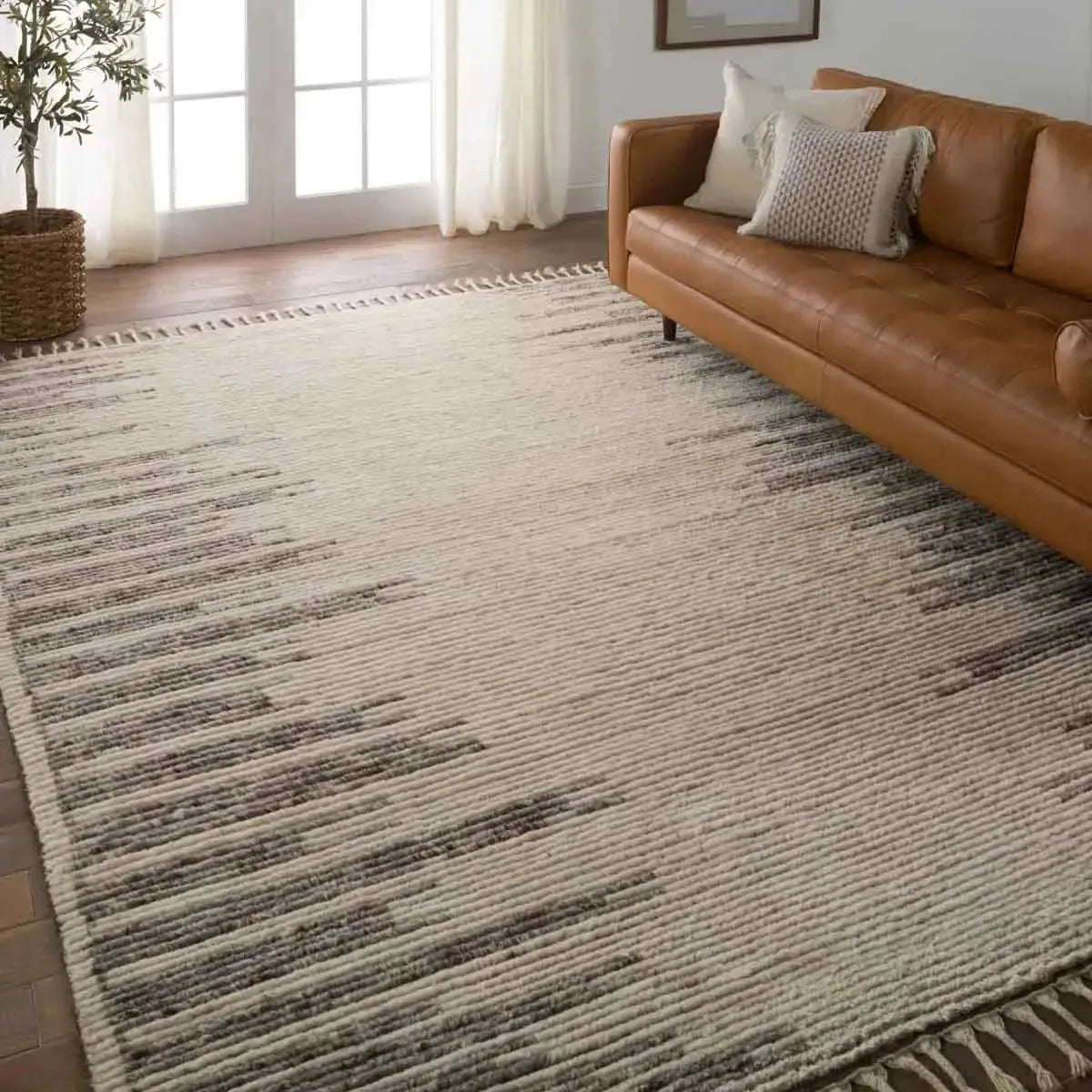 Alpine ALP05 Brown/Cream Rug