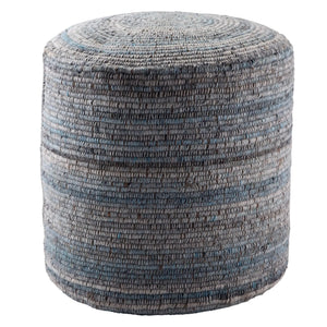 Amarillo Amr01 Duro Light Blue/Gray Pouf