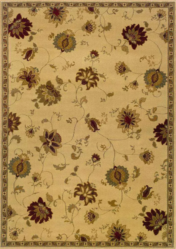 Amelia 008W Ivory/ Green Rug
