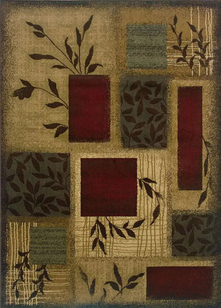 Amelia 260X Beige/ Red Rug