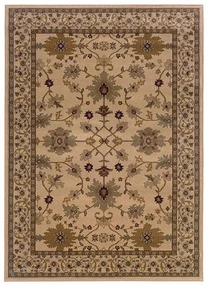 Amelia 568J Ivory/ Green Rug