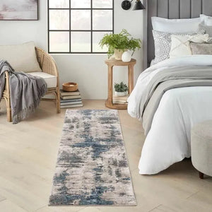 American Manor (KI100) AMR04 Ivory/Blue Rug