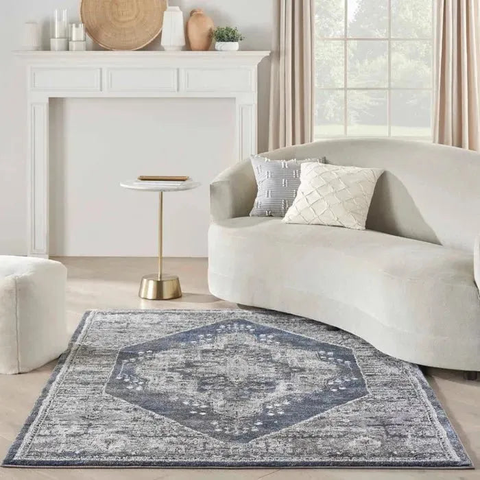 American Manor(KI100) AMR02 Blue Rug