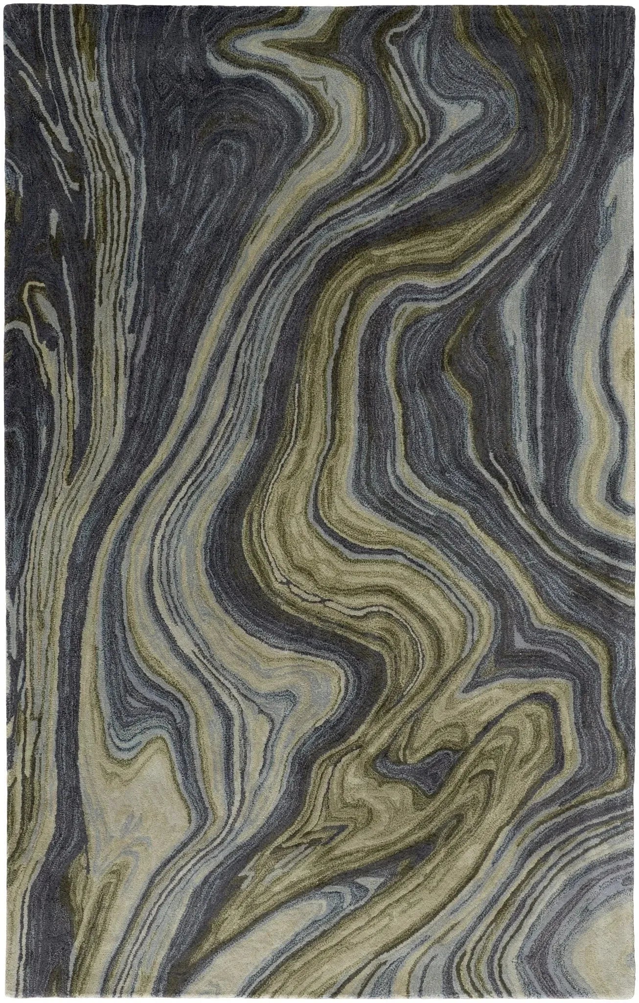 Amira 8631F Green/Gray Rug