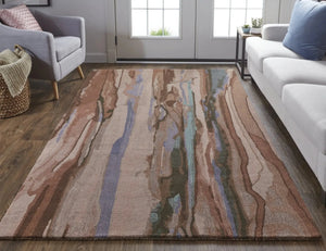Amira 8634F Rust/Pink Rug