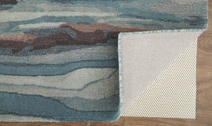 Amira 8634F Teal/Red Rug