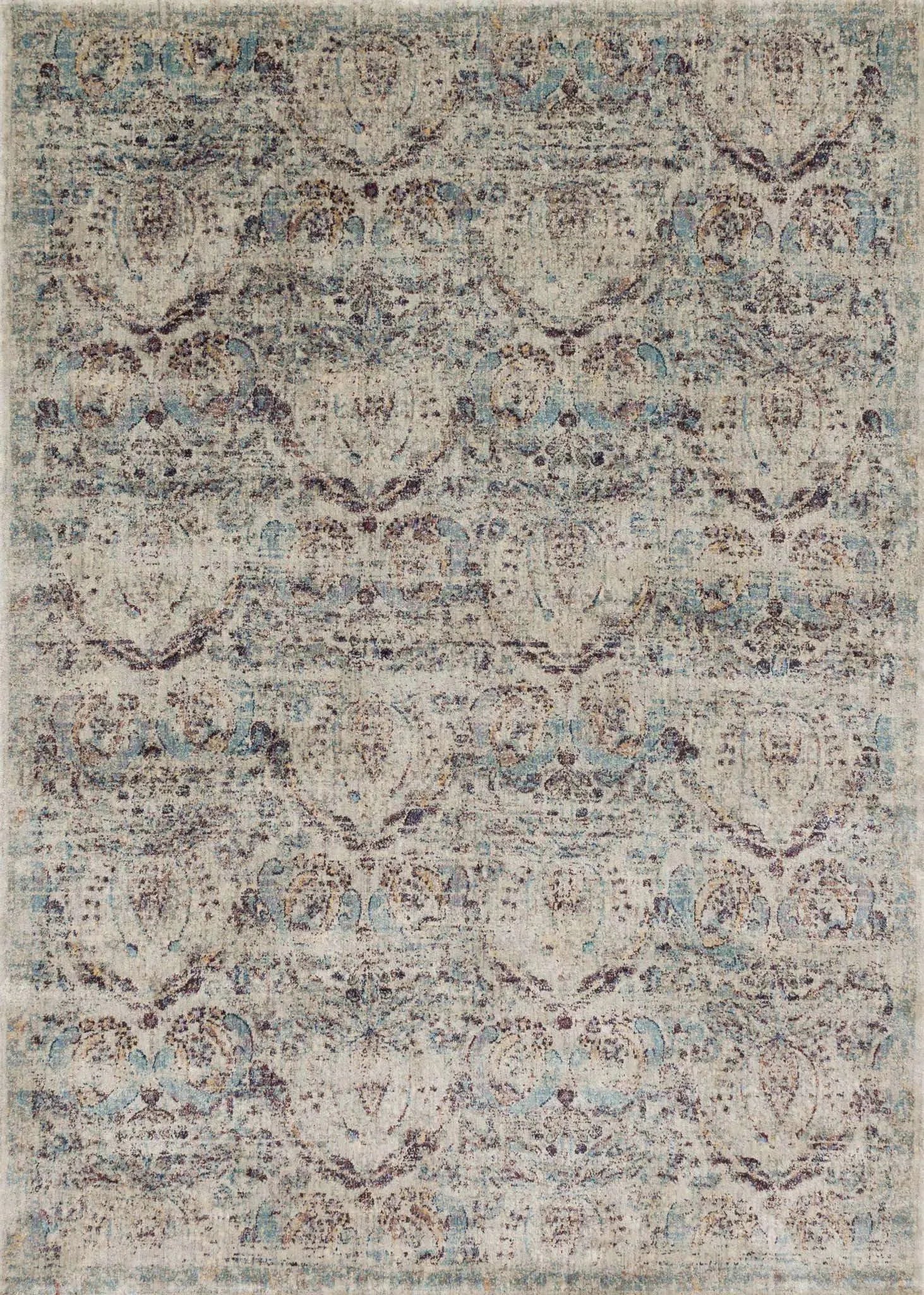 Anastasia AF 05 Silver / Plum Rug