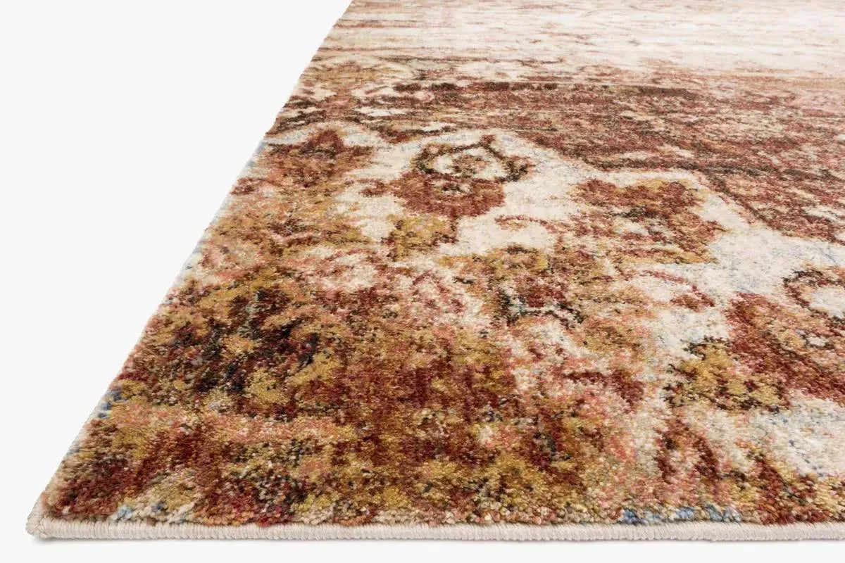 Anastasia AF-06 Rust/Ivory Rug