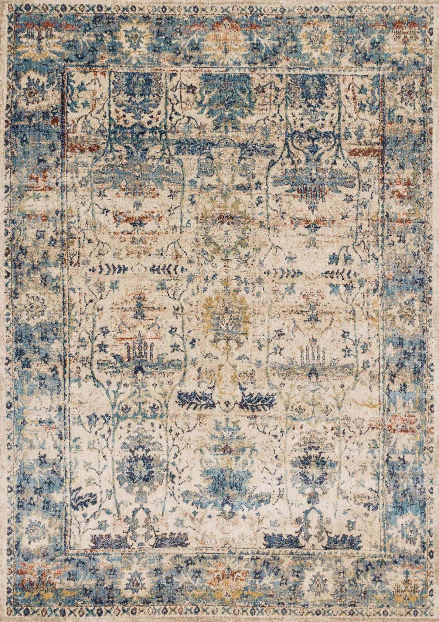 Anastasia AF 07 Sand / Lt. Blue Rug