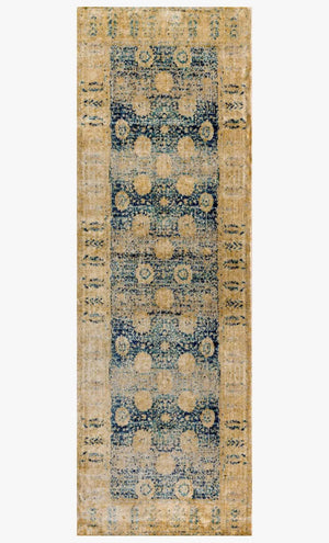 Anastasia AF 09 Blue / Gold Rug