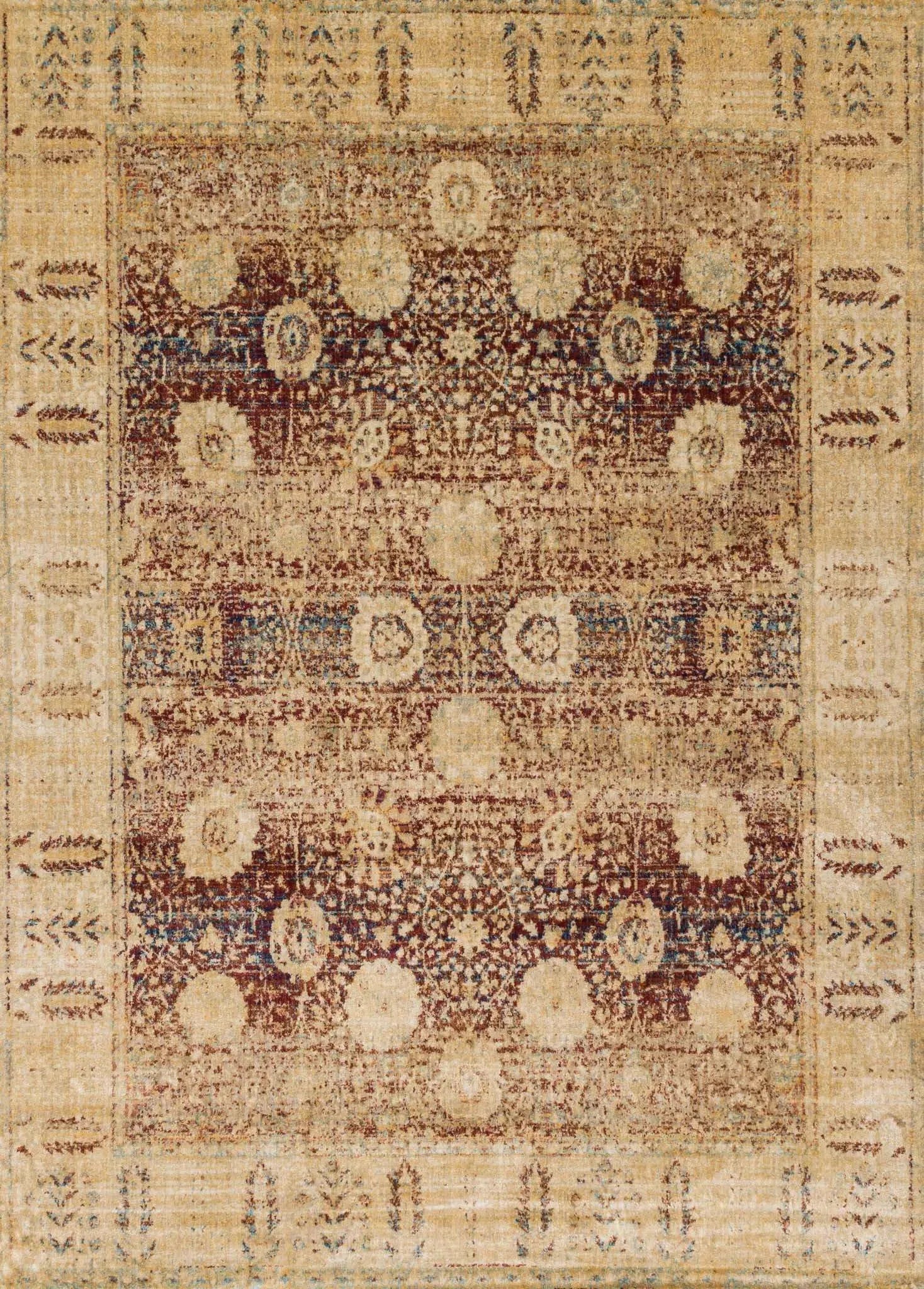 Anastasia AF 09 Red / Gold Rug
