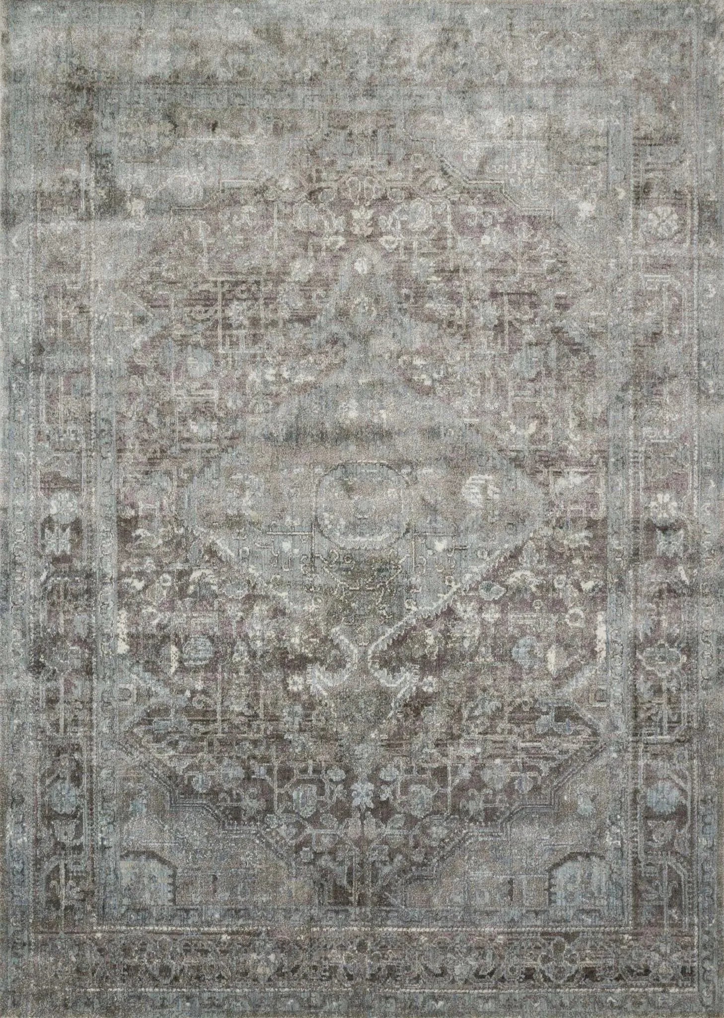 Anastasia AF 22 Stone / Blue Rug