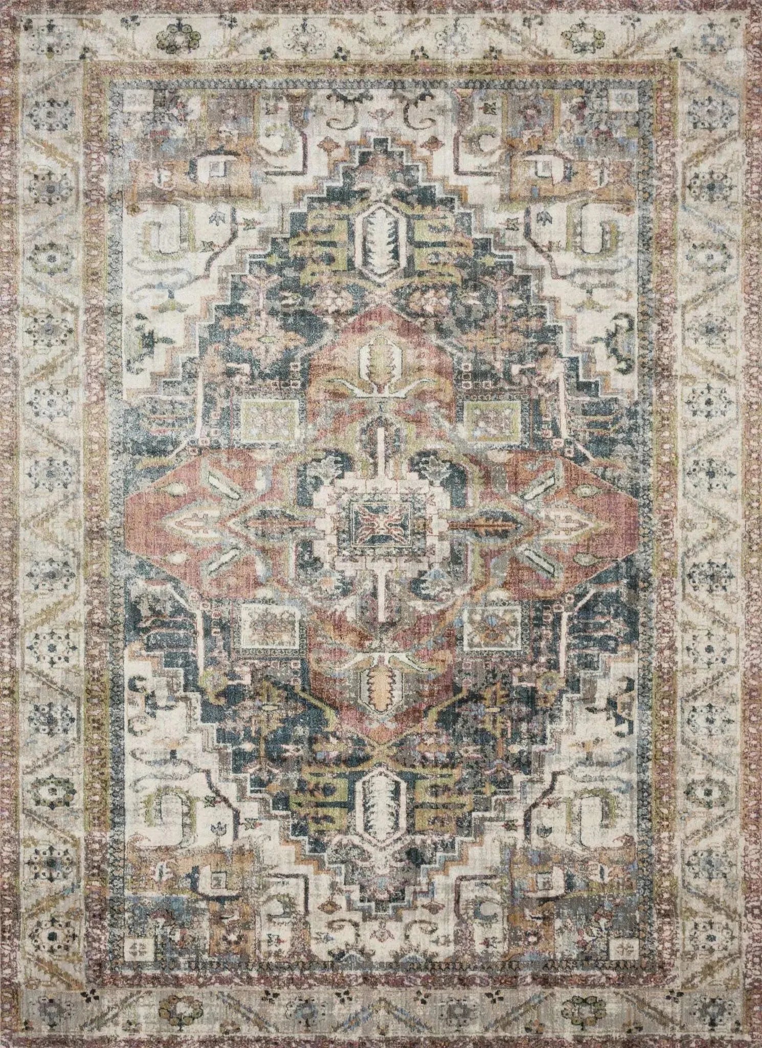 Anastasia AF 23 Ivory / Multi Rug