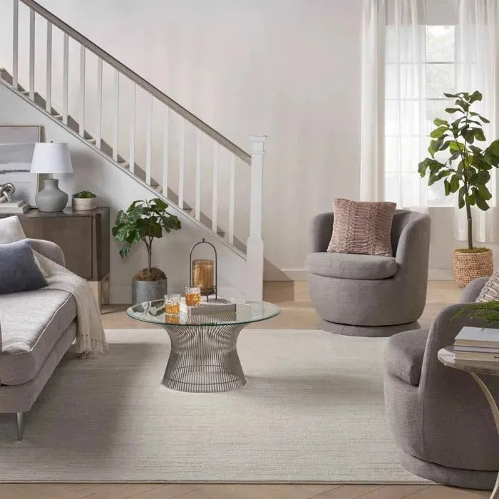 Andes AND02 Ivory/Grey Area Rug