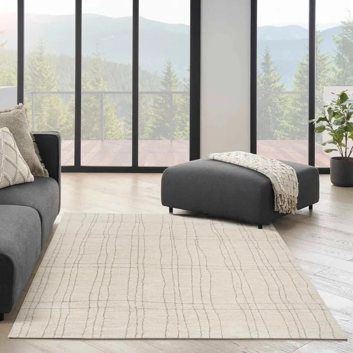 Andes AND03 Ivory/Grey Area Rug