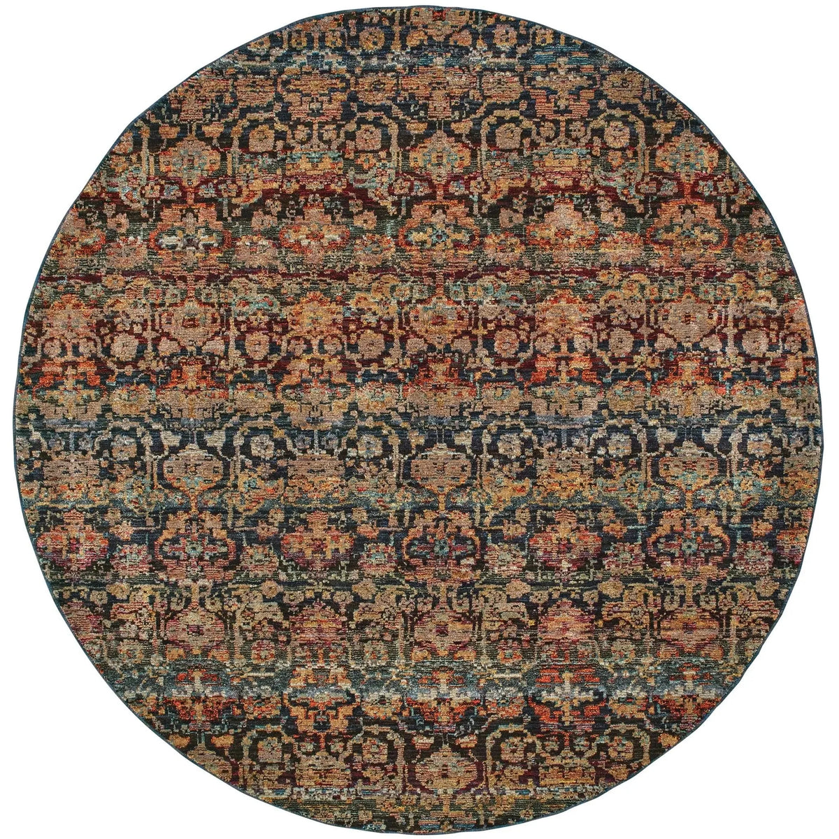 Andorra 6836C Multi/ Blue Rug