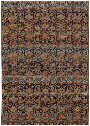 Andorra 6836C Multi/ Blue Rug