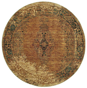 Andorra 6845D Gold/ Brown Rug