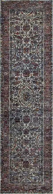 Andorra 6846B Blue/ Purple Rug