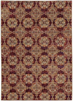 Andorra 6883A Red/ Gold Rug