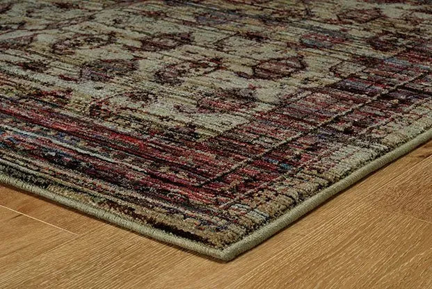 Andorra 7122D Multi/ Red Rug