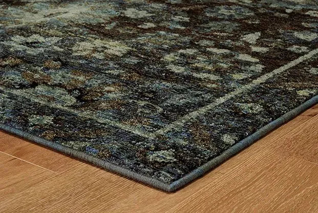 Andorra 7124A Navy/ Blue Rug