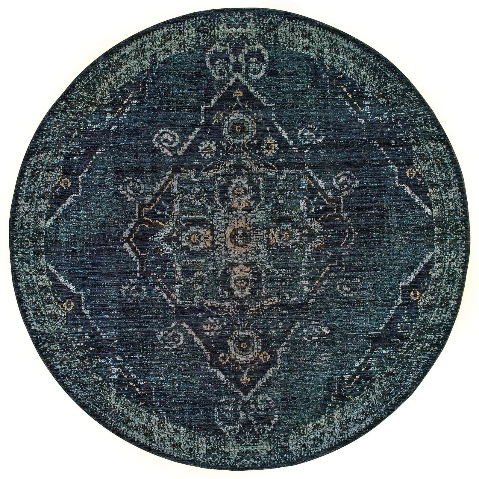 Andorra 7135F Blue/ Blue Rug