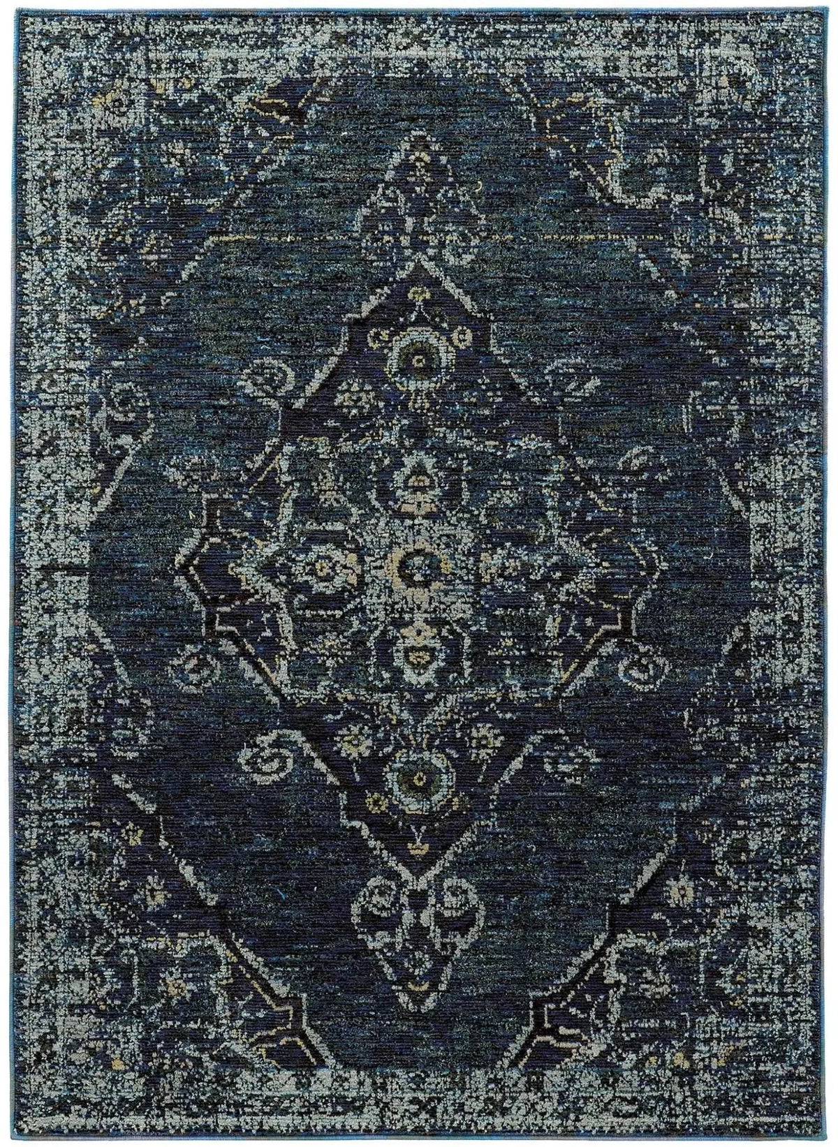Andorra 7135F Blue/ Blue Rug