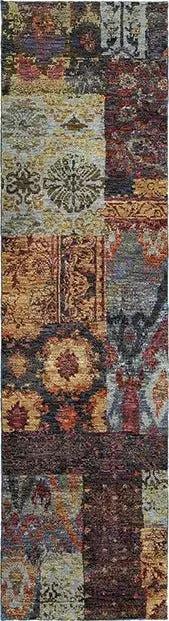 Andorra 7137A Multi/ Blue Rug