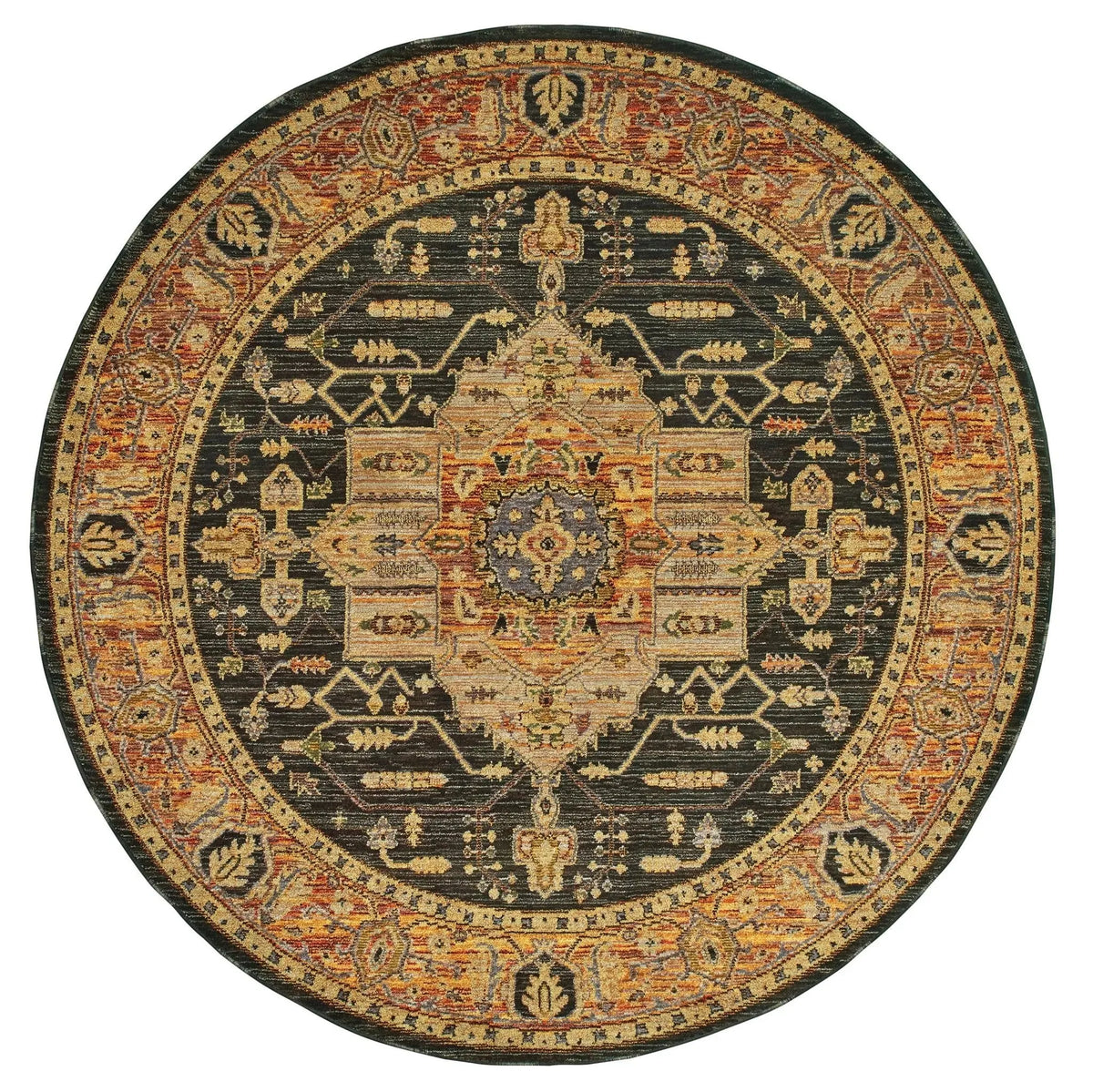 Andorra 7138B Gold/ Grey Rug