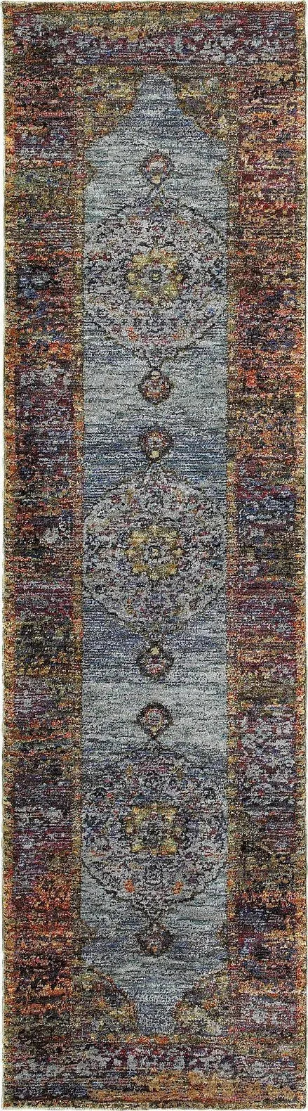 Andorra 7139A Blue/ Multi Rug