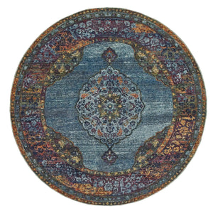 Andorra 7139A Blue/ Multi Rug