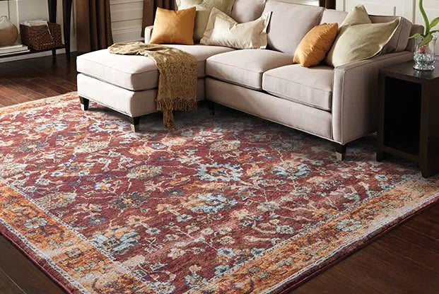 Andorra 7154A Red/ Gold Rug