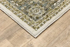 Andorra 9537P Ivory/Blue Rug