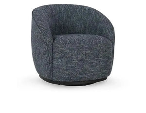 Andrea Swivel Accent Chair Blue