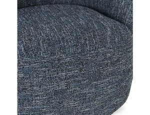 Andrea Swivel Accent Chair Blue