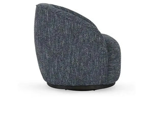 Andrea Swivel Accent Chair Blue