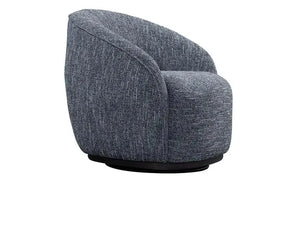 Andrea Swivel Accent Chair Blue