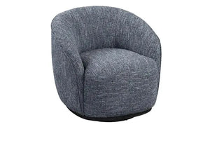 Andrea Swivel Accent Chair Blue