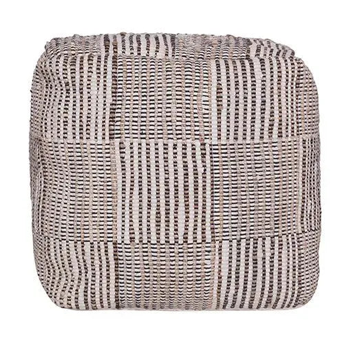 Andros 34124CRB Cream/Black Pouf