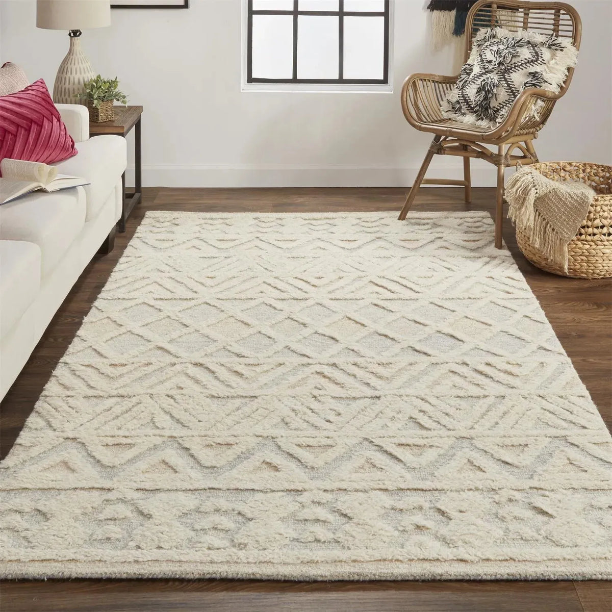Anica 8005F Ivory/Blue Rug