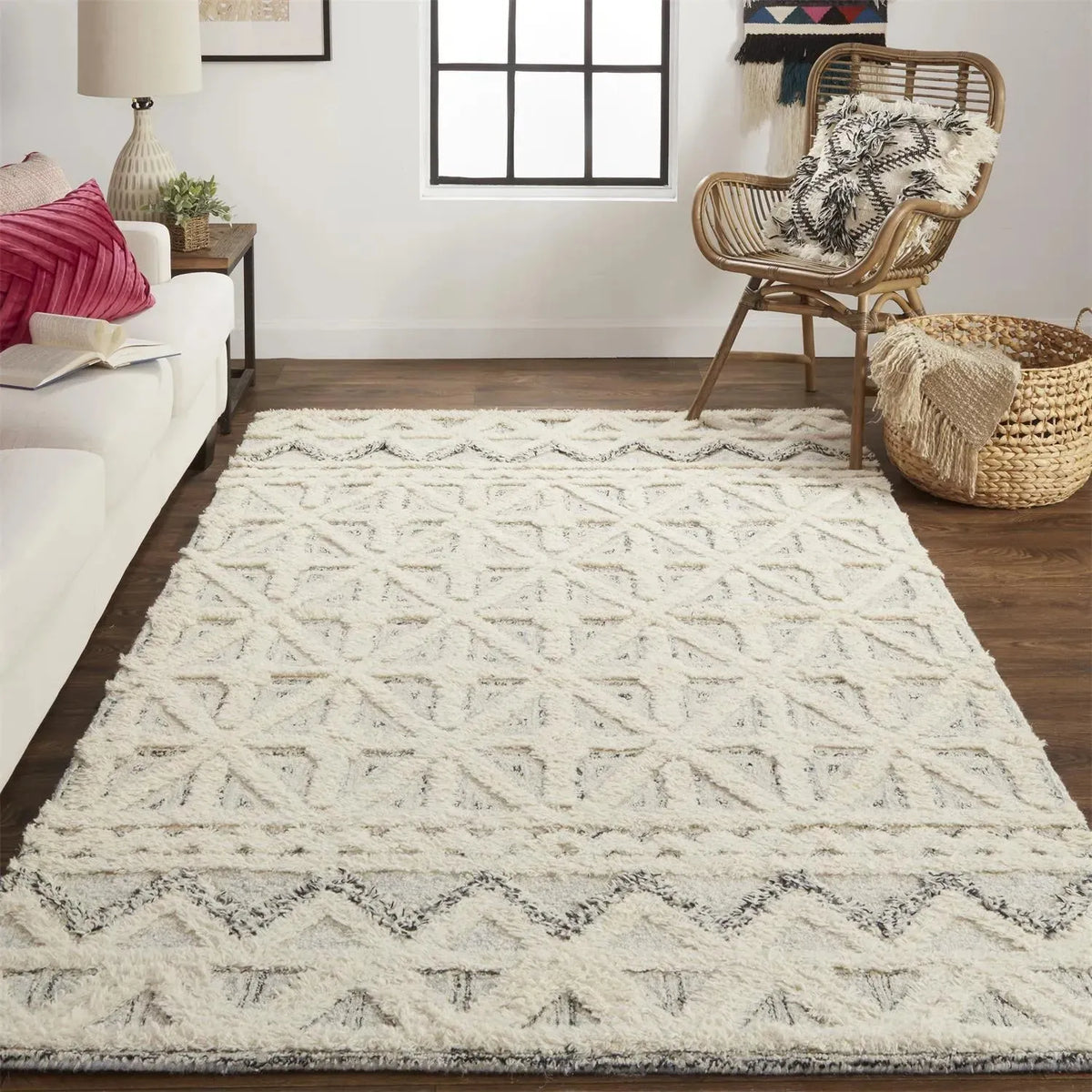 Anica 8007F Ivory/Blue Rug