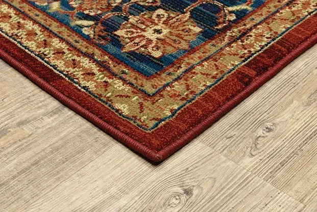 Ankara 1802R Red/Blue Rug
