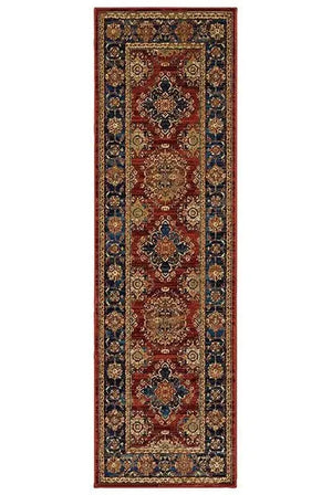 Ankara 1802R Red/Blue Rug