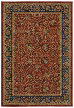 Ankara 501R Red/Blue Rug