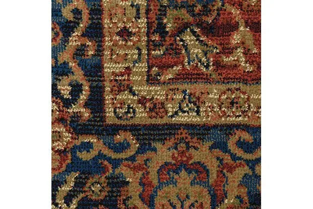 Ankara 501R Red/Blue Rug