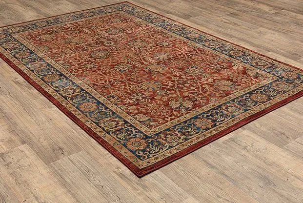 Ankara 501R Red/Blue Rug