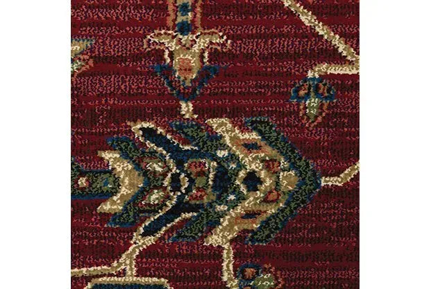 Ankara 531R Red/Blue Rug