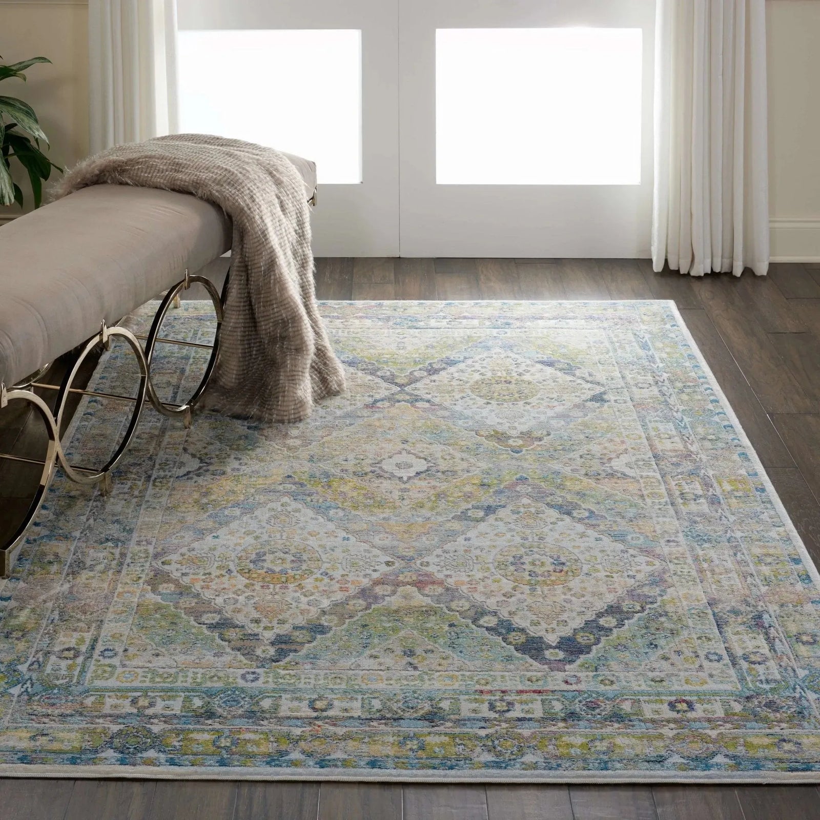 Ankara Global ANR07 Blue/Green Rug